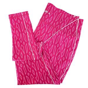 Adidas Ivy Park Beyonce Hot Pink Monogram Workout  Leggings Plus Size 2X‎